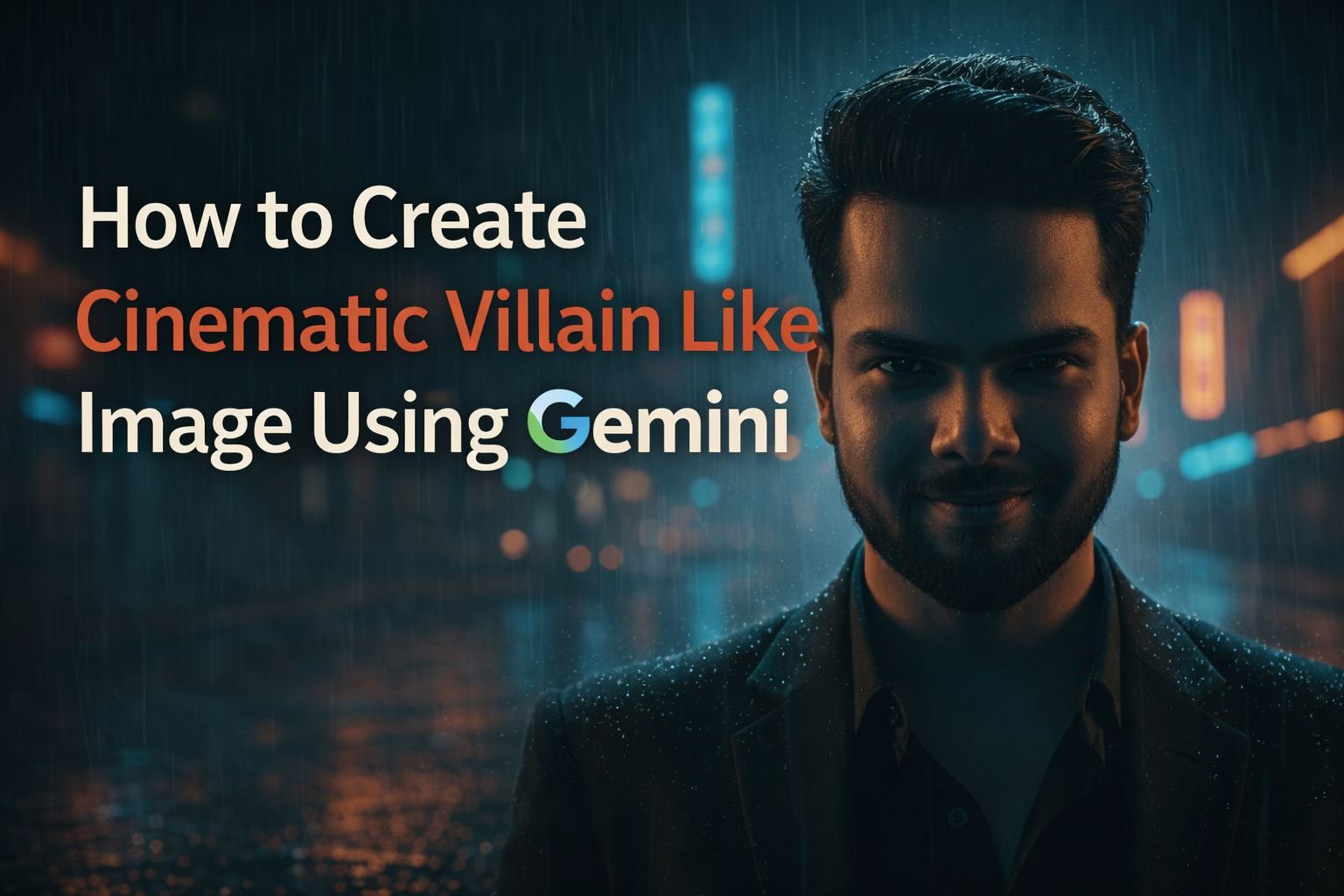 Create a Hollywood Villain Portrait Using AI